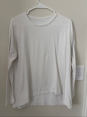 lululemon athletica Cream Long-Sleeve Relaxed Tee